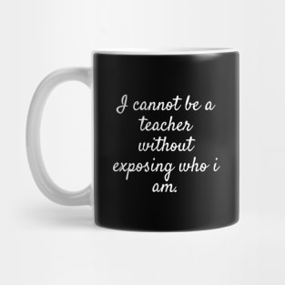 Wise words - inspirational teacher quote (white Mug